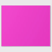 Hot Magenta Solid Color Cadeaupapier (Vlak)