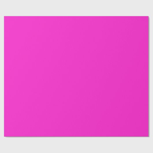 Hot Magenta Solid Color Cadeaupapier (Vlak)