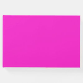 Hot Magenta Solid Color Gastenboek