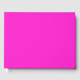 Hot Magenta Solid Color Gastenboek