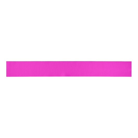 Hot Magenta Solid Color Grosgrain Lint (Voorkant)