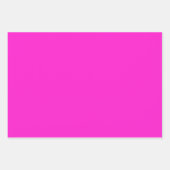 Hot Magenta Solid Color Inpakpapier Vel (Voorkant 2)