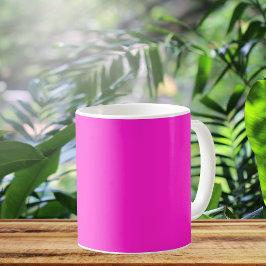 Hot Magenta Solid Color Koffiemok