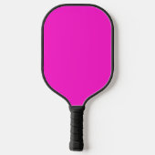 Hot Magenta Solid Color Pickleball Paddle (Achterkant)