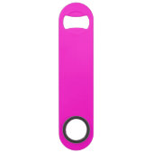 Hot Magenta Solid Color Speed Flessenopener (Achterkant)