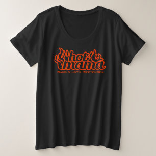 Hot Mama bakken oranje t-shirt