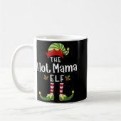 Hot Mama Christmas Elf Matching Pajama X-mas Party Koffiemok (Links)