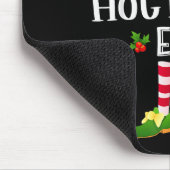 Hot Mama Christmas Elf Matching Pajama X-mas Party Muismat (Hoek)