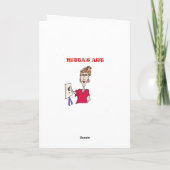 HOT MAMA SLOT MACHINE LUCKY 70th BIRTHDAY CARD Kaart (Achterkant)