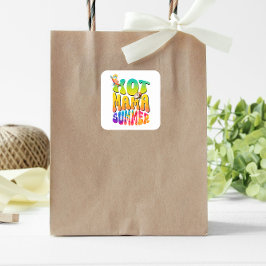 Hot Mama Vierkante Sticker