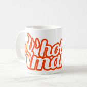 Hot mamma oranje mok (Voorkant links)