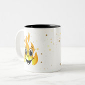 Hot mamma tweekleurige koffiemok (Voorkant links)