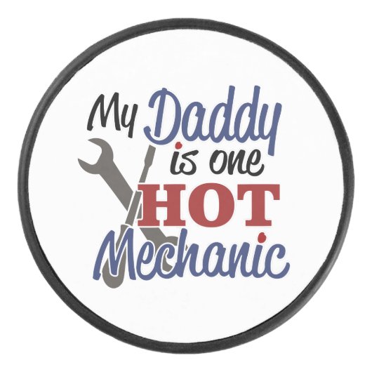 Hot Mechanic Pap Hockey Puck (Voorkant)