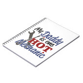 Hot Mechanic Pap Notitieboek (Linkerzijde)