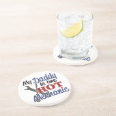 Hot Mechanic Pap Zandsteen Onderzetter (Zijkant)