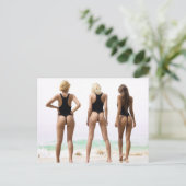 HOT! Meisjes van Summer Bikini briefkaart (Staand voorkant)
