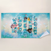 Hot Mermaid Summer Strandlaken (Voorkant)