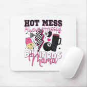 Hot Mess Altijd Benadrukt Biljart Mama Moeder's D Muismat (Met muis)