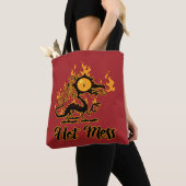 Hot Mess Crisy Dragon Tote Bag (Dichtbij)