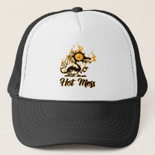 Hot Mess Crisy Dragon Trucker Pet