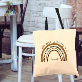 Hot Mess doet mijn beste vingerafdrukstraal Tote Bag