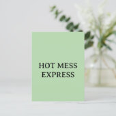 HOT MESS EXPRESS BRIEFKAART (Staand voorkant)