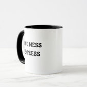 HOT MESS EXPRESS Funny Cute Trendy Quote Mok (Voorkant links)
