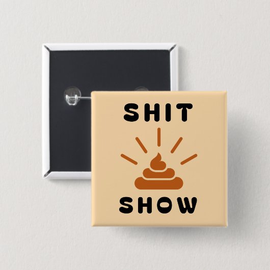 Hot Mess Express | Grappige Chaos Button (Voorkant /achterkant)