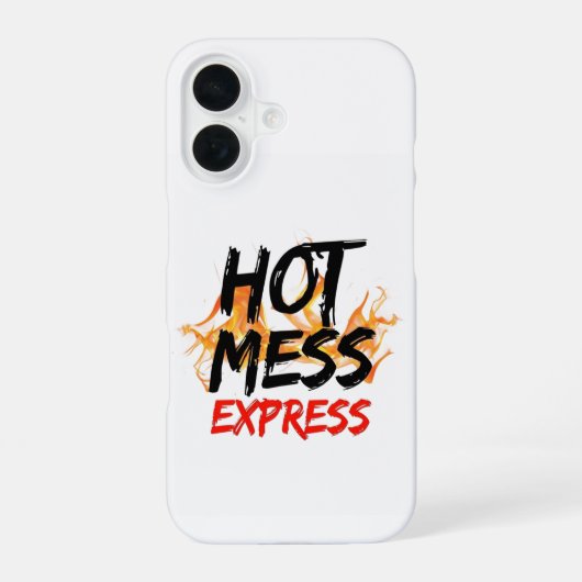 Hot Mess Express iPhone 16 Hoesje (Achterkant)