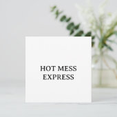 HOT MESS EXPRESS KAART (Staand voorkant)