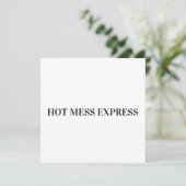 HOT MESS EXPRESS KAART (Staand voorkant)