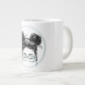 Hot Mess Express Logo Grote Koffiekop (Voorkant rechts)