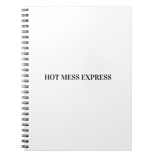 HOT MESS EXPRESS NOTITIEBOEK (Voorkant)