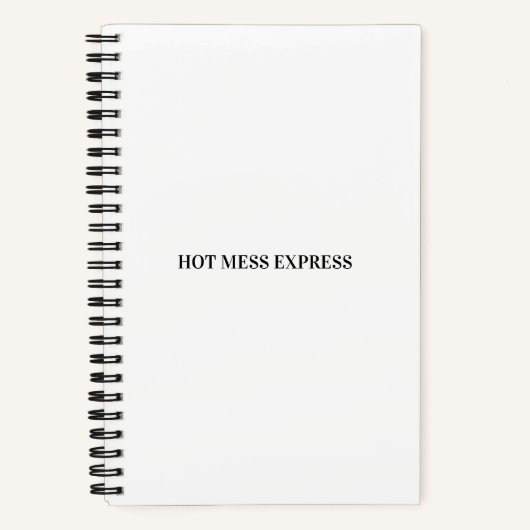 HOT MESS EXPRESS NOTITIEBOEK (Voorkant)
