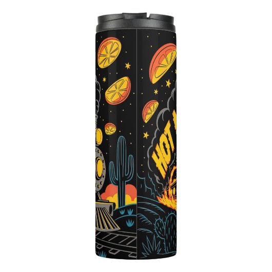 Hot Mess Express Skeleton Train Thermosbeker (Achterkant)