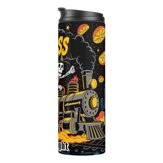 Hot Mess Express Skeleton Train Thermosbeker (Geroteerd rechts)