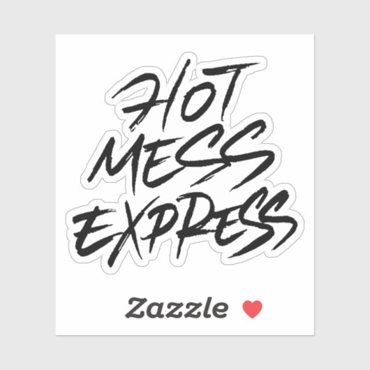 Hot Mess Express Sticker (Vel)