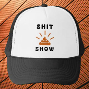 Hot Mess Express Trucker Hat – Grappige Cartoon Po Pet