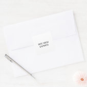 HOT MESS EXPRESS VIERKANTE STICKER (Envelop)