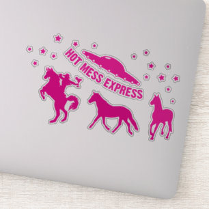 Hot Mess Express vinyl Sticker
