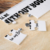 Hot Mess - Grappige bruidsmeisje voorstel foto Legpuzzel (Zijkant)