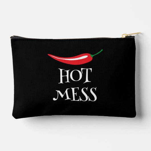 Hot Mess grappige kruidige rode chili peper Etui (Achterkant)