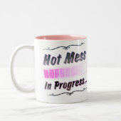 Hot Mess...In uitvoering Tweekleurige Koffiemok (Links)