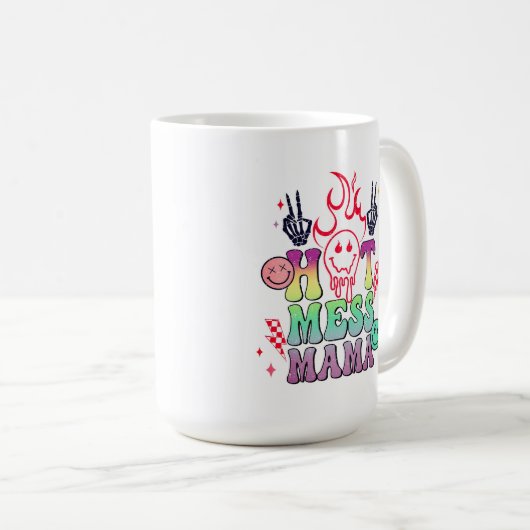 Hot Mess mama Koffiemok (Voorkant rechts)