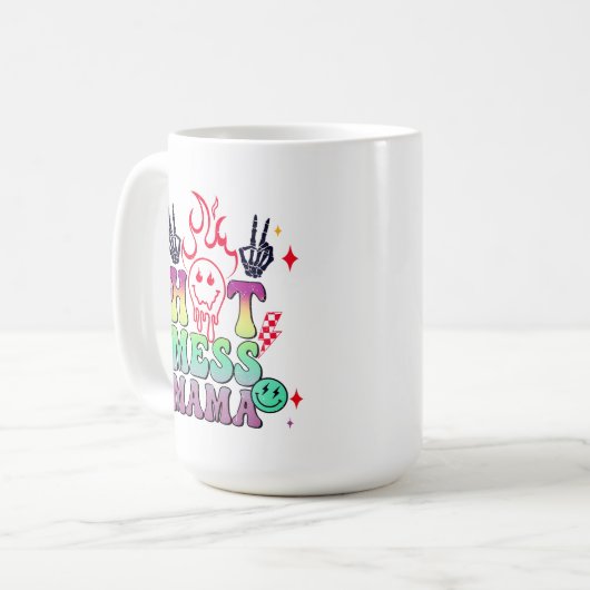 Hot Mess mama Koffiemok (Voorkant links)