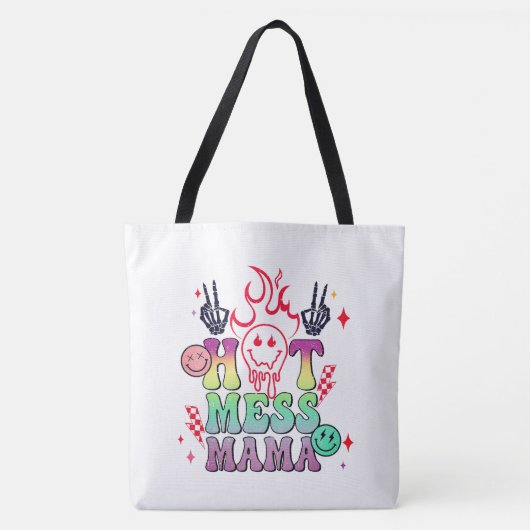 Hot Mess mama Tote Bag (Voorkant)