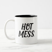 Hot Mess Morning Tweekleurige Koffiemok (Links)