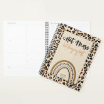 Hot Mess Quote Girly Leopard Print Rainbow Planner<br><div class="desc">Hot Mess,  maar doe mijn beste,  gepersonaliseerde planner met een ontwerp van de regenboogluipaard. Eenvoudig,  klein en trendy met modern citaat in hand lettertype - perfect voor school,  kantoor en multitaskingmama's!</div>