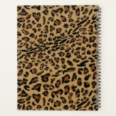 Hot Mess Quote-leopard afdrukken regenboog Planner (Achterkant)