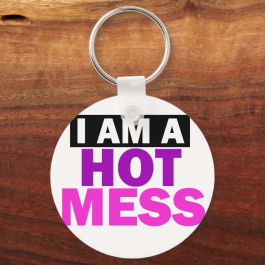 HOT MESS SLEUTELHANGER (Voorkant)